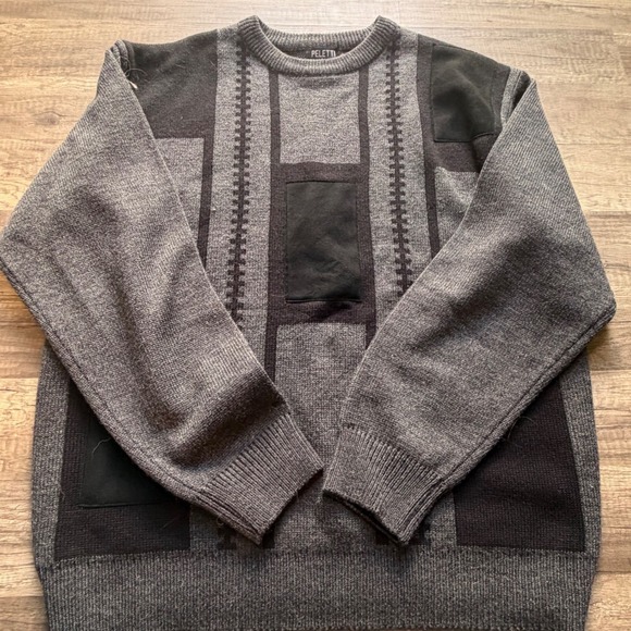 Peletti Other - Peletti Mens XL Knit Crewneck Sweater Vintage Style Acrylic